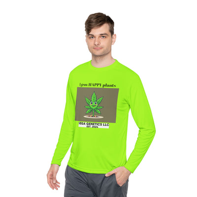 Cultivation Approved Unisex Lightweight Long Sleeve Tee with Happy Plant Design, Casual Apparel for Gardeners, Eco-Friendly Gift, Celebrating Nature, [...]