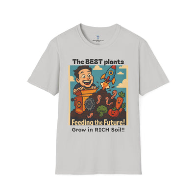 Feeding the Future Funny Gardening T-Shirt, Plant Lover Gift, Eco-Friendly Shirt, Sustainable Fashion, Gardening Humor Tee, Feeding the Future Quote