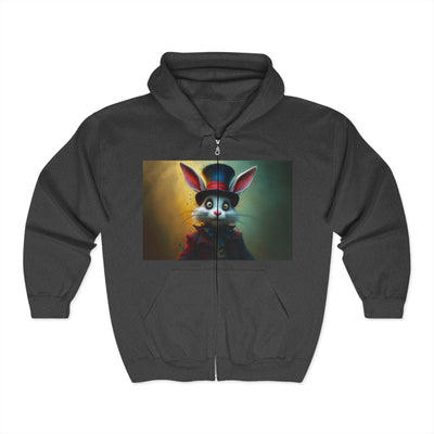 Silly Rabbit Full Zip Hoodie - Unisex Heavy Blend™