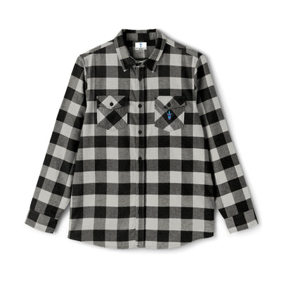 Cozy Unisex Vega Print Flannel Shirt, Perfect for Fall, Outdoor Adventures, Casual Wear, Comfortable Layering Option, Ideal Gift for Holidays