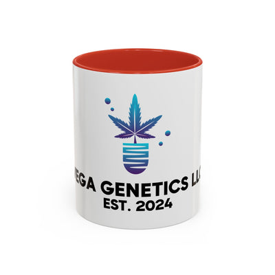 Vega Genetics Accent Coffee Mug - Perfect Gift for 420 Enthusiasts