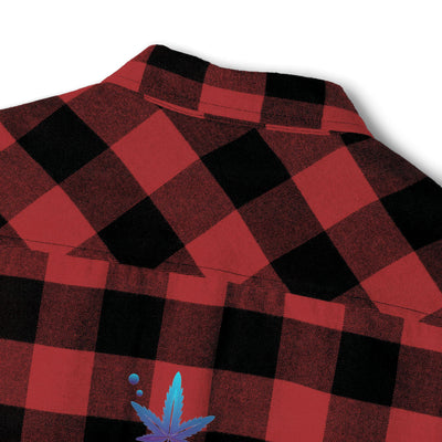 Cozy Unisex Vega Print Flannel Shirt, Perfect for Fall, Outdoor Adventures, Casual Wear, Comfortable Layering Option, Ideal Gift for Holidays