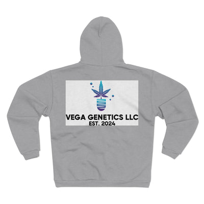 Chic Unisex Hooded Zip Sweatshirt with Silly Rabbit Artwork & Logo