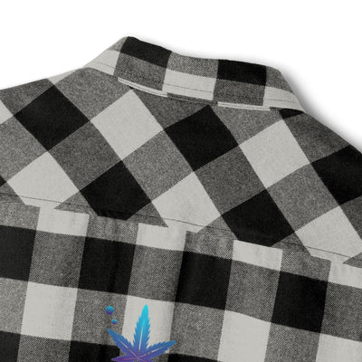 Cozy Unisex Vega Print Flannel Shirt, Perfect for Fall, Outdoor Adventures, Casual Wear, Comfortable Layering Option, Ideal Gift for Holidays