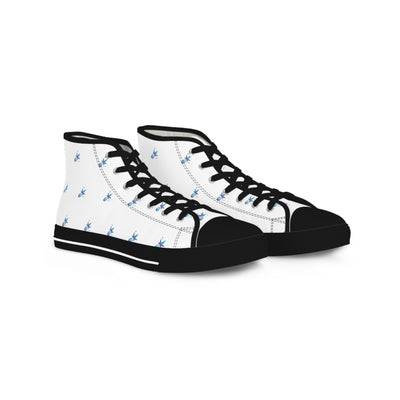 Stylish Vega Print High Top Sneakers for Men, Casual Footwear, Trendy Sneakers, Unique Design Shoes, Personalized Fashion, Gift for Him