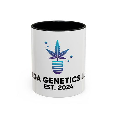 Vega Genetics Accent Coffee Mug - Perfect Gift for 420 Enthusiasts