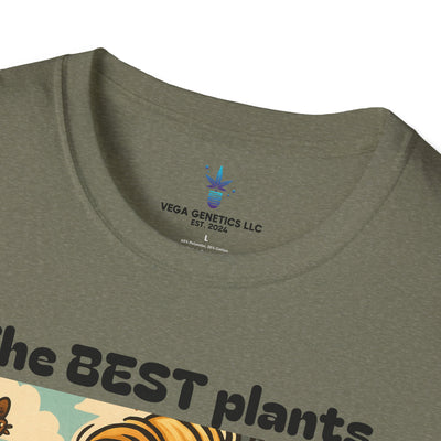 Grow Bigly Funny Gardening T-Shirt, Plant Lover Gift, Eco-Friendly Shirt, Sustainable Fashion, Gardening Humor Tee, Grow Bigly Quote