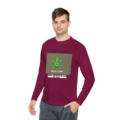 Cultivation Approved Unisex Lightweight Long Sleeve Tee with Happy Plant Design, Casual Apparel for Gardeners, Eco-Friendly Gift, Celebrating Nature, [...]
