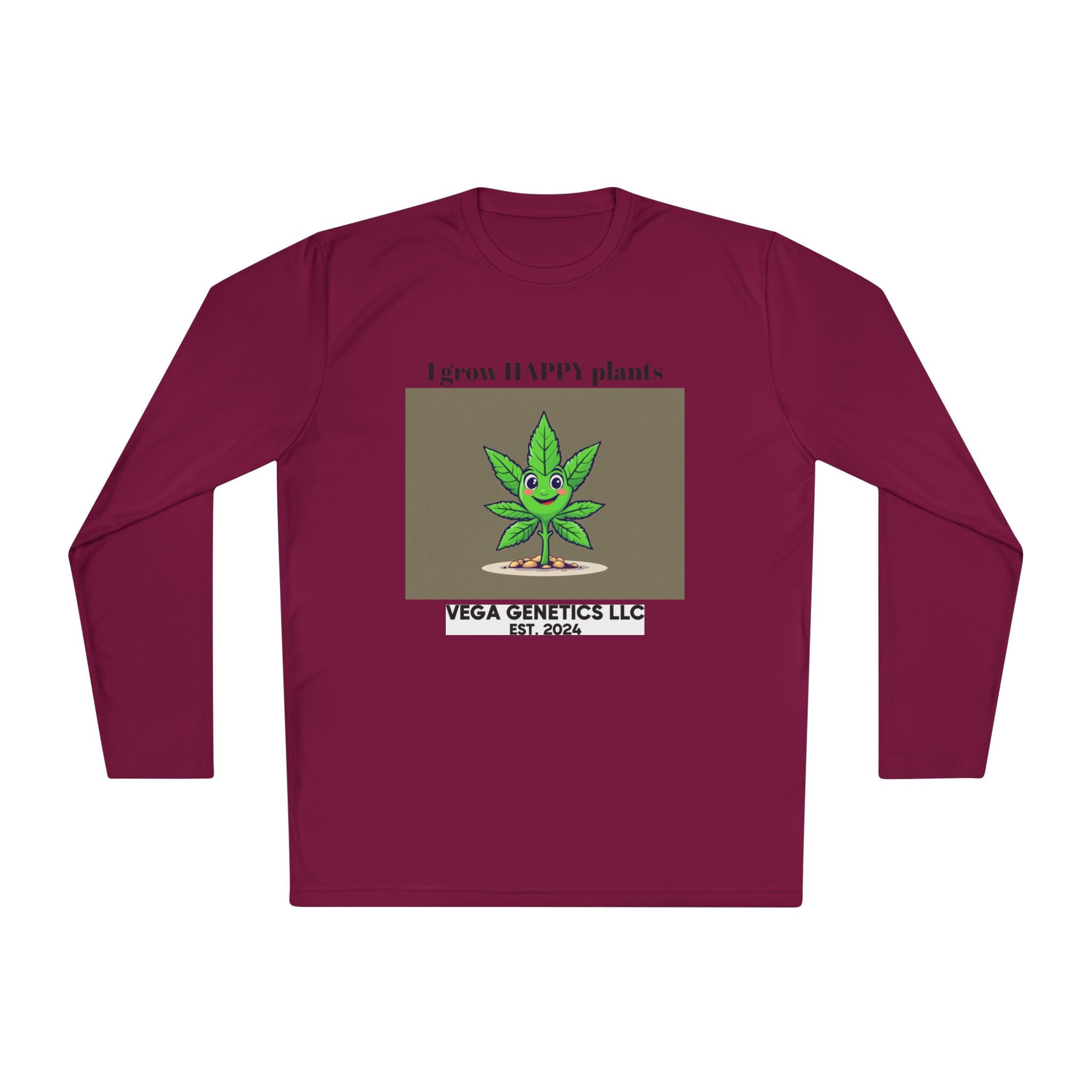Cultivation Approved Unisex Lightweight Long Sleeve Tee with Happy Plant Design, Casual Apparel for Gardeners, Eco-Friendly Gift, Celebrating Nature, [...]