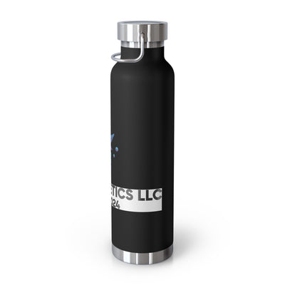 Vega Genetics logo Insulated Water Bottle, Cannabis Gift for anyone, Eco-Friendly Drinkware, Perfect for Outdoors, Birthday or 420 Celebration