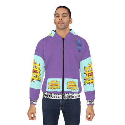 Unisex Zip Hoodie - 'Hash Rules Everything Around Me' Design