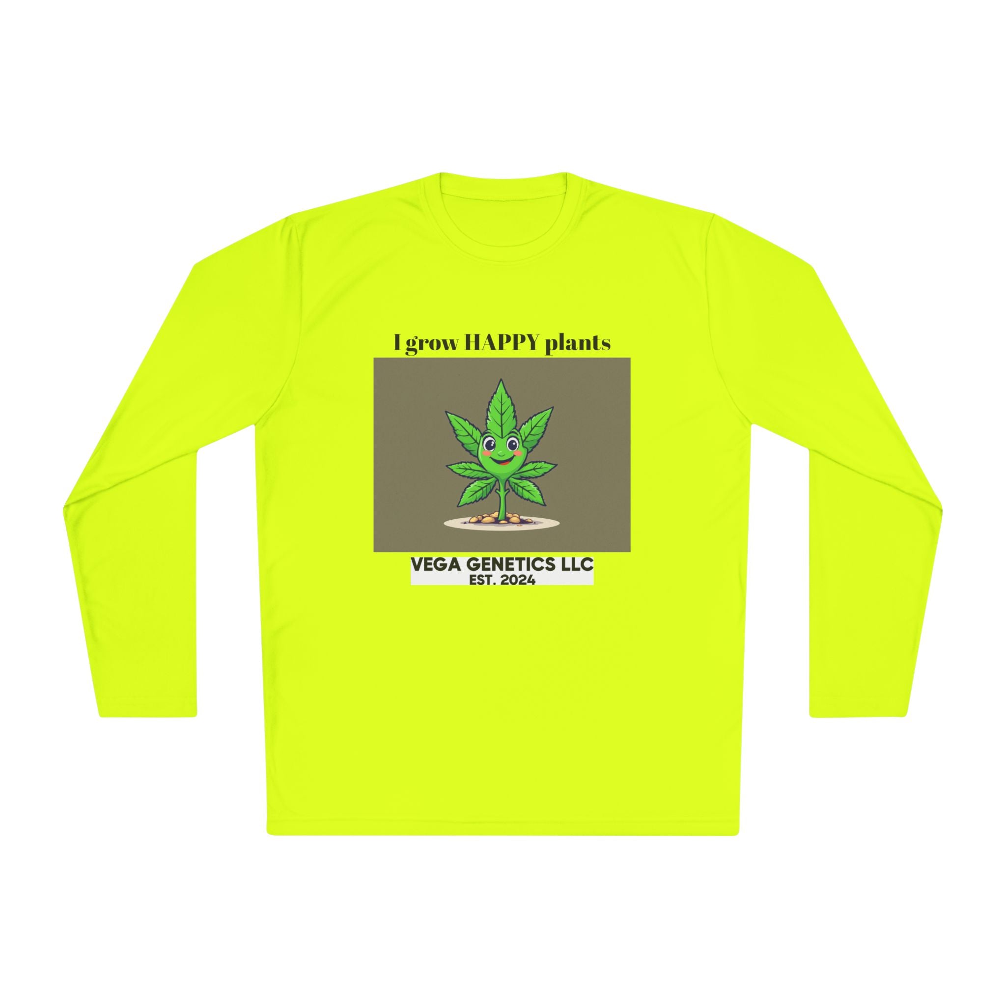 Cultivation Approved Unisex Lightweight Long Sleeve Tee with Happy Plant Design, Casual Apparel for Gardeners, Eco-Friendly Gift, Celebrating Nature, [...]
