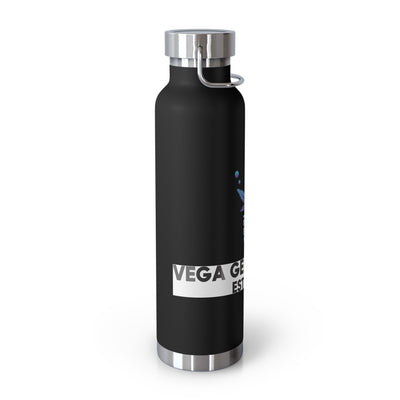Vega Genetics logo Insulated Water Bottle, Cannabis Gift for anyone, Eco-Friendly Drinkware, Perfect for Outdoors, Birthday or 420 Celebration
