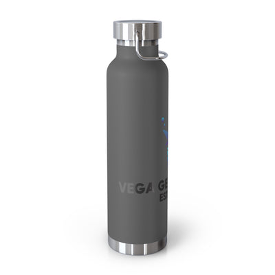Vega Genetics logo Insulated Water Bottle, Cannabis Gift for anyone, Eco-Friendly Drinkware, Perfect for Outdoors, Birthday or 420 Celebration