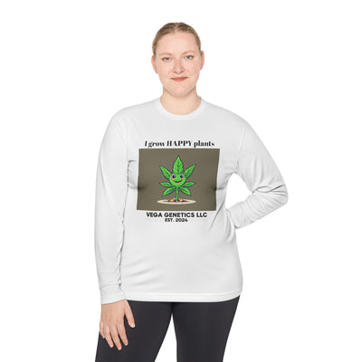 Cultivation Approved Unisex Lightweight Long Sleeve Tee with Happy Plant Design, Casual Apparel for Gardeners, Eco-Friendly Gift, Celebrating Nature, [...]