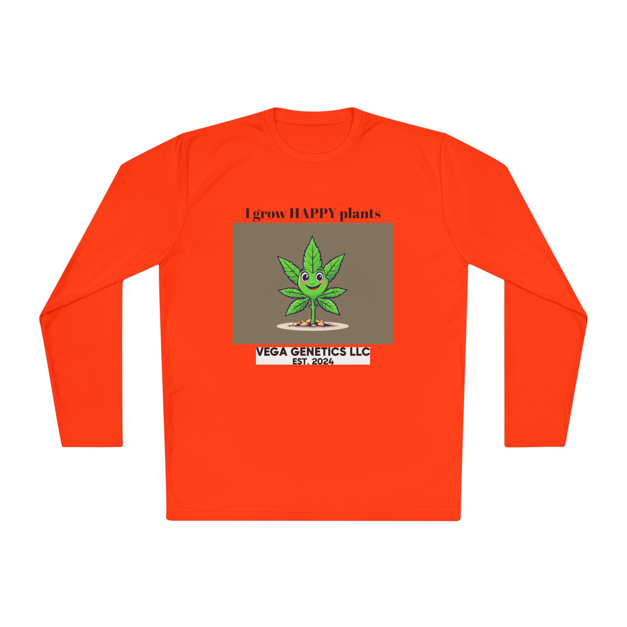 Cultivation Approved Unisex Lightweight Long Sleeve Tee with Happy Plant Design, Casual Apparel for Gardeners, Eco-Friendly Gift, Celebrating Nature, [...]