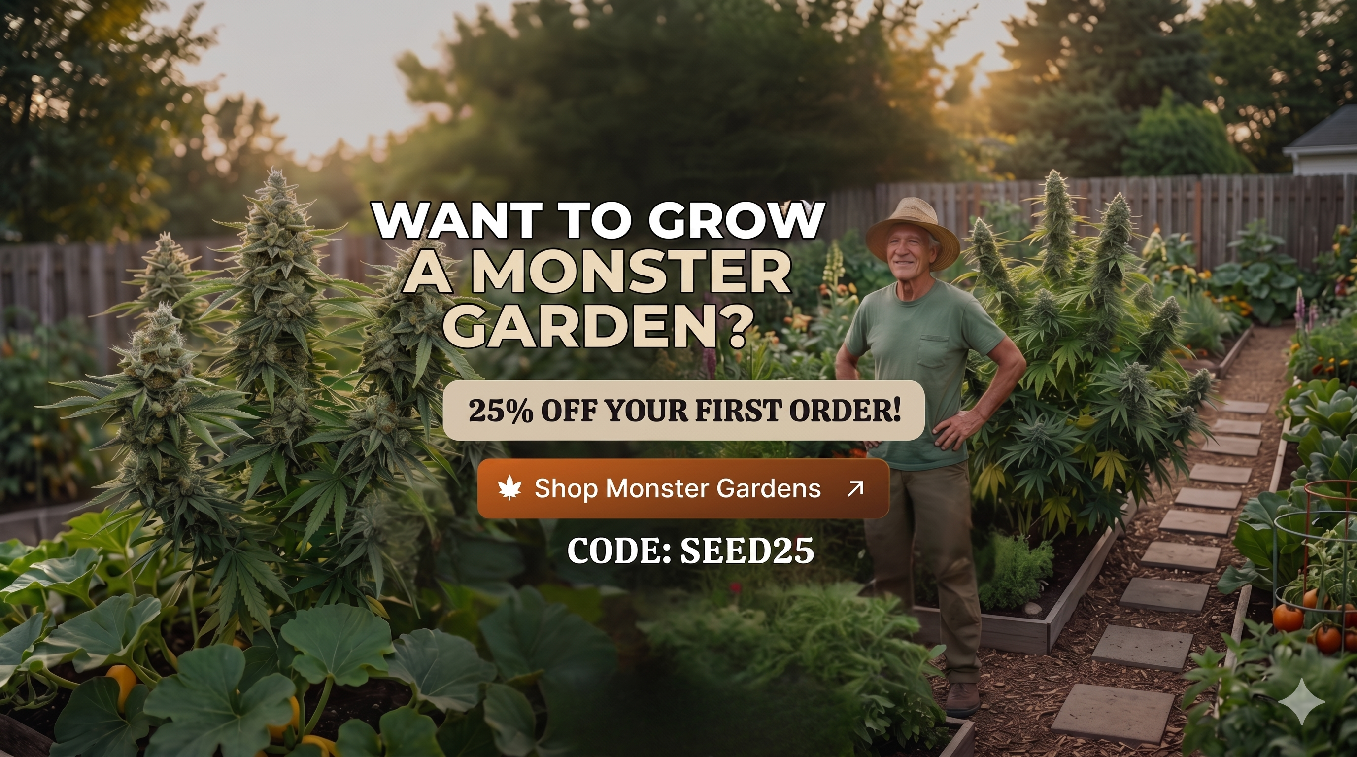 Shop Monster Gardens - 25% Off First Order